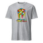 Melting Game Cube - Short-Sleeve Unisex T-Shirt Sport Grey Unisex T-shirt Games Globally Fulfilled