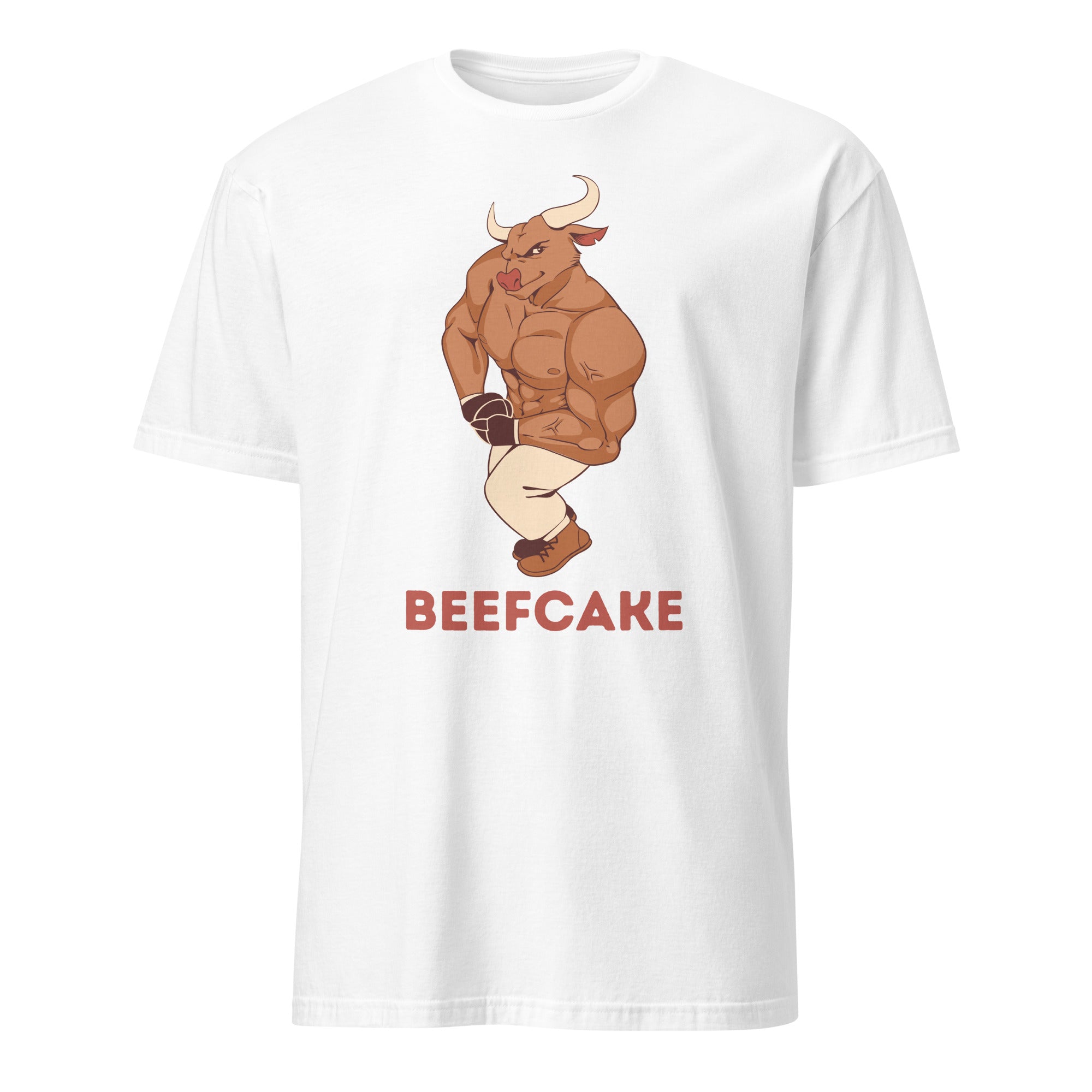 Beefcake - Short-Sleeve Unisex T-Shirt White Unisex T-shirt Fitness Globally Fulfilled Printed Worldwide