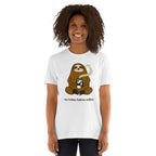 No Talkie Before Coffee, Sloth - Short-Sleeve Unisex T-Shirt Unisex T-shirt Coffee Globally Fulfilled Printed Worldwide