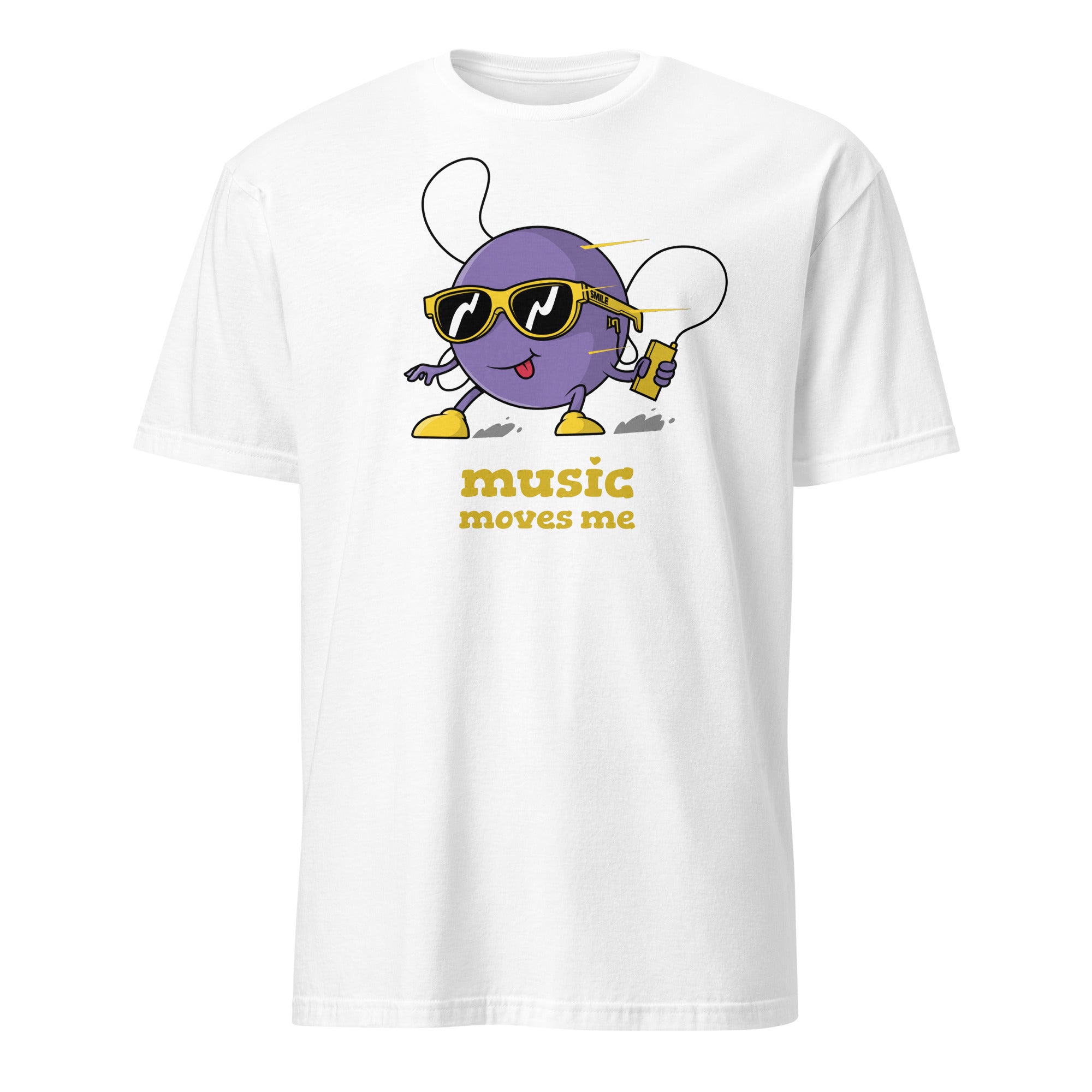 Music Moves Me - Short-Sleeve Unisex T-Shirt White Unisex T-shirt Globally Fulfilled Music Printed Worldwide