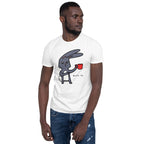 Wake Up, Coffee, Rabbit - Short-Sleeve Unisex T-Shirt Unisex T-shirt Coffee Globally Fulfilled Printed Worldwide