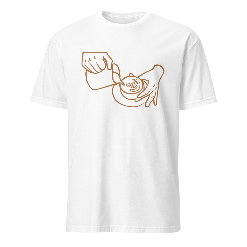 Barista - Short-Sleeve Unisex T-Shirt White Unisex T-shirt Coffee Globally Fulfilled Printed Worldwide