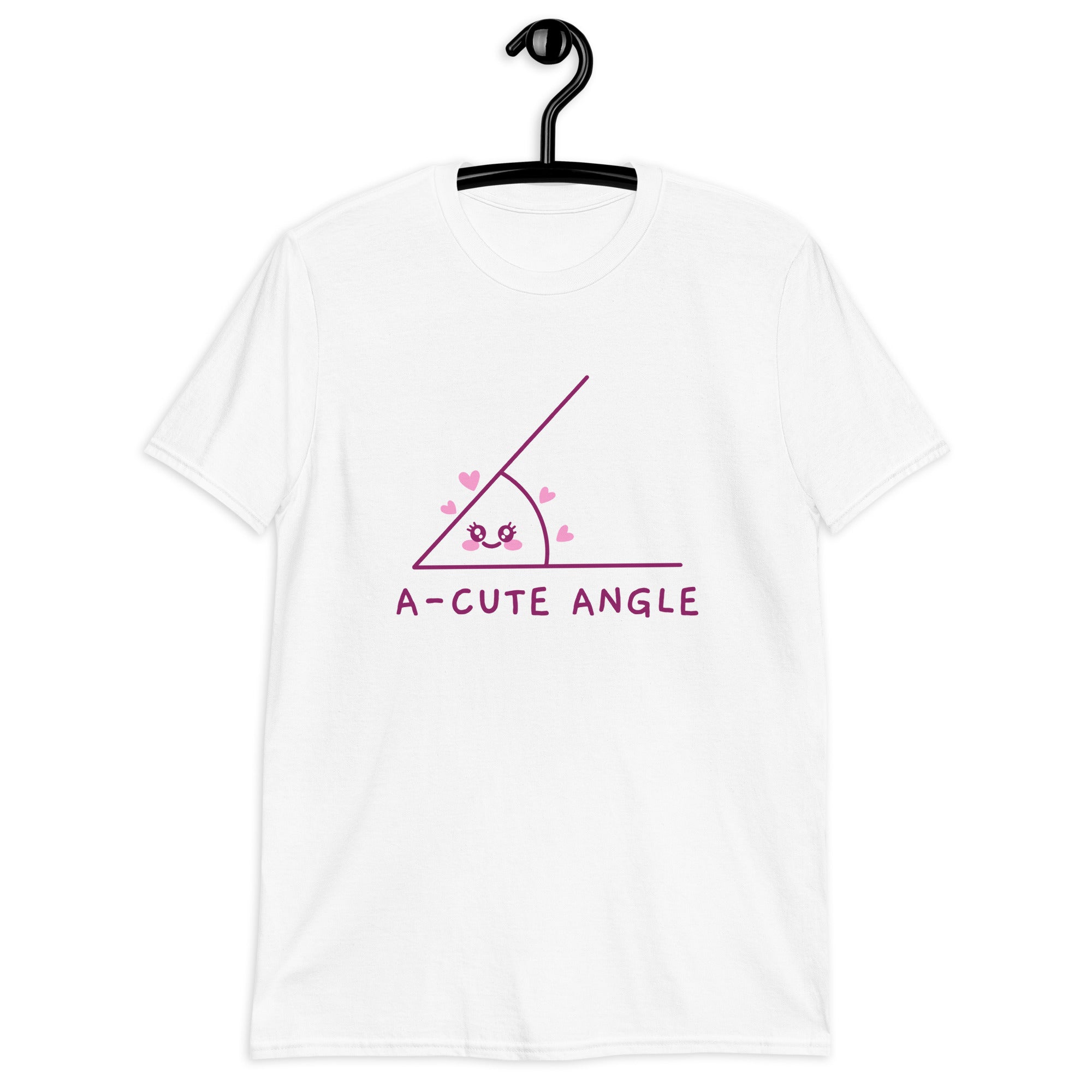 A-Cute Angle - Short-Sleeve Unisex T-Shirt Unisex T-shirt Globally Fulfilled Maths Printed Worldwide