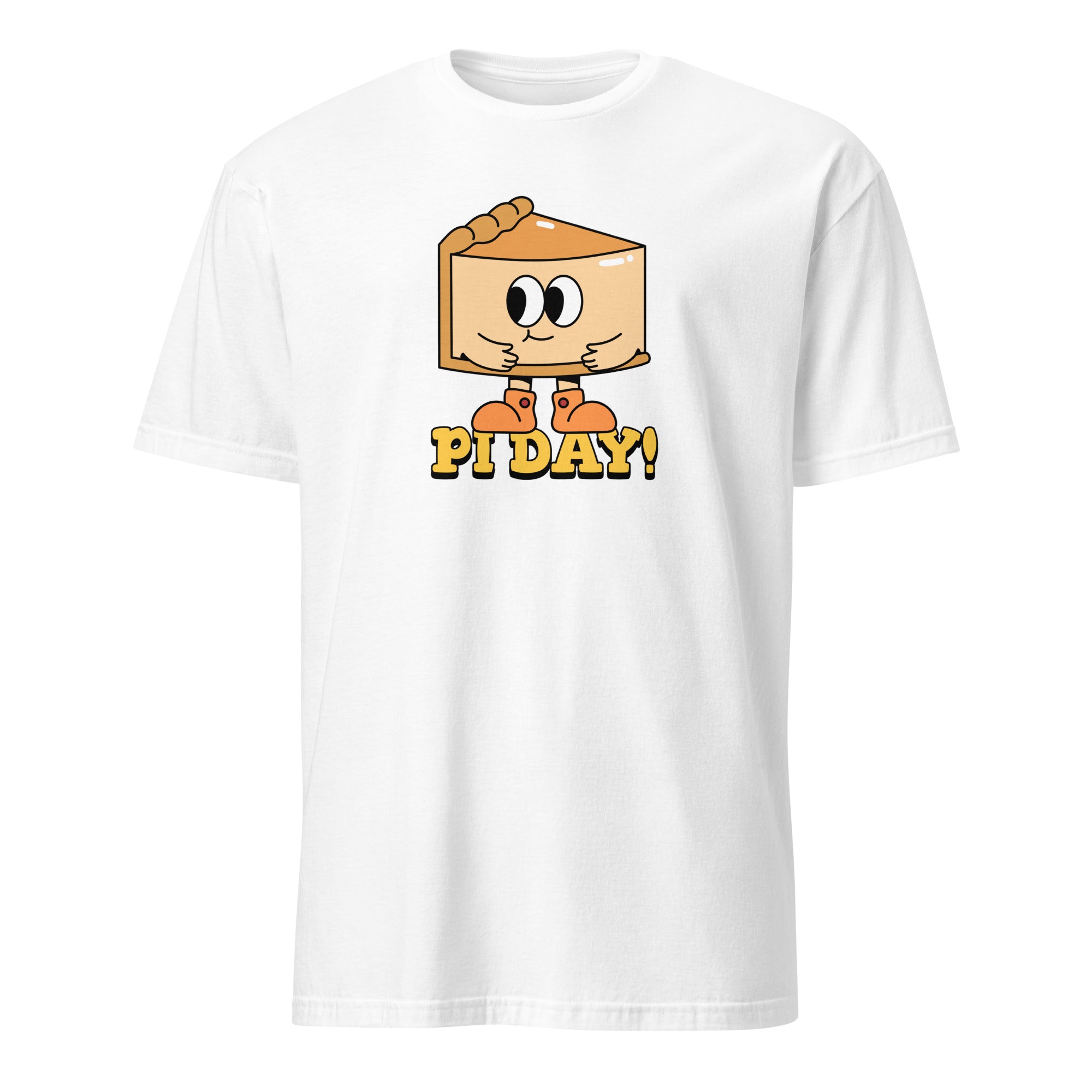 Pi Day - Short-Sleeve Unisex T-Shirt White Unisex T-shirt Food Globally Fulfilled Maths Printed Worldwide