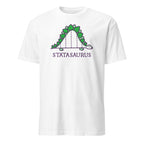 Statasaurus - Short-Sleeve Unisex T-Shirt White Unisex T-shirt Animal Globally Fulfilled Maths Printed Worldwide
