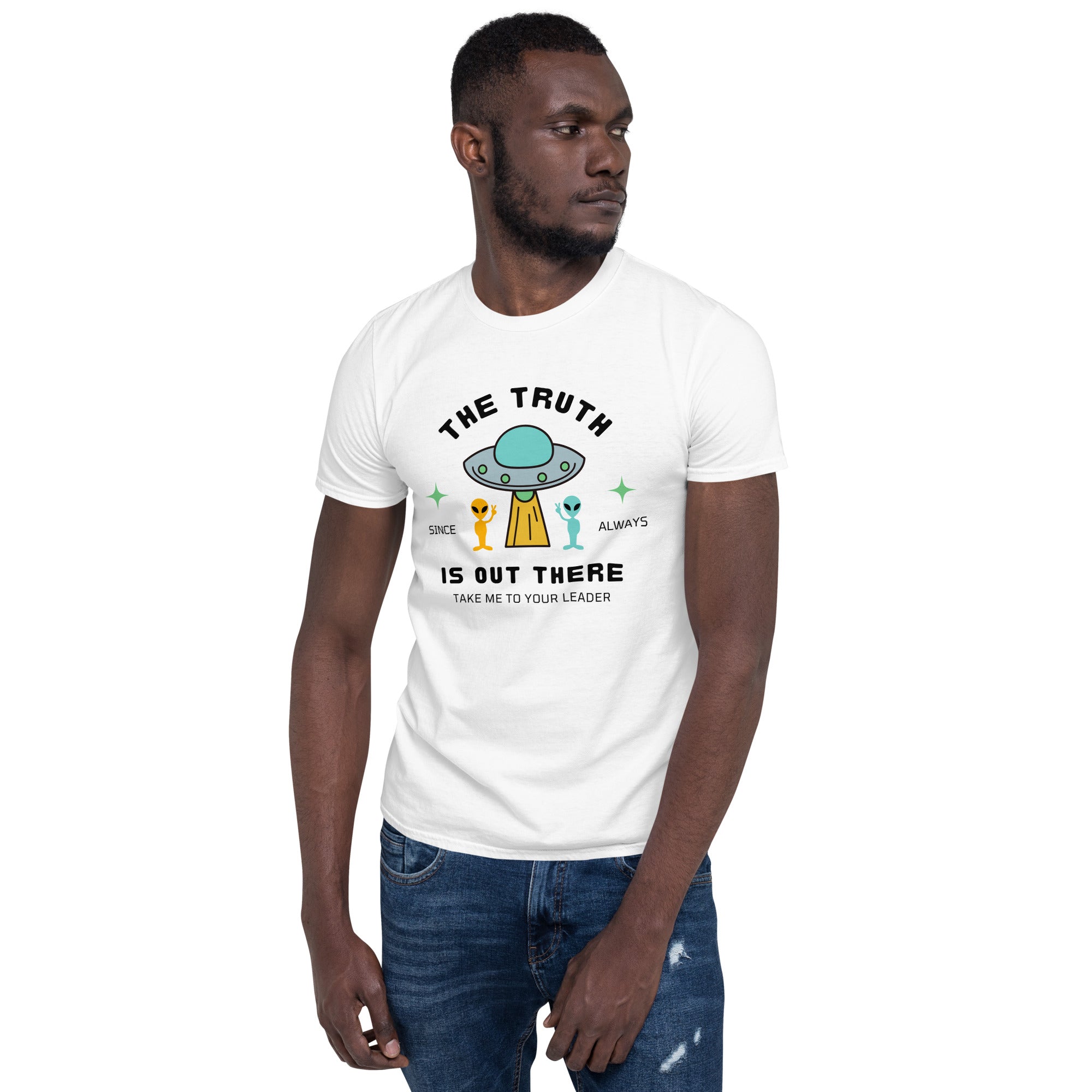 The Truth Is Out There, Alien, UFO - Short-Sleeve Unisex T-Shirt Unisex T-shirt Globally Fulfilled Printed Worldwide Sci Fi