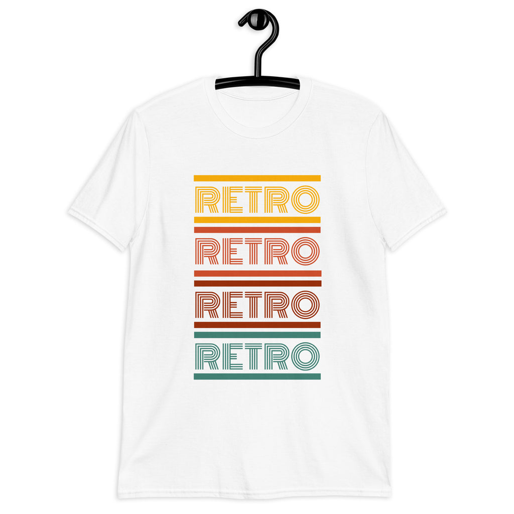 Retro - Short-Sleeve Unisex T-Shirt Unisex T-shirt Globally Fulfilled Printed Worldwide Retro