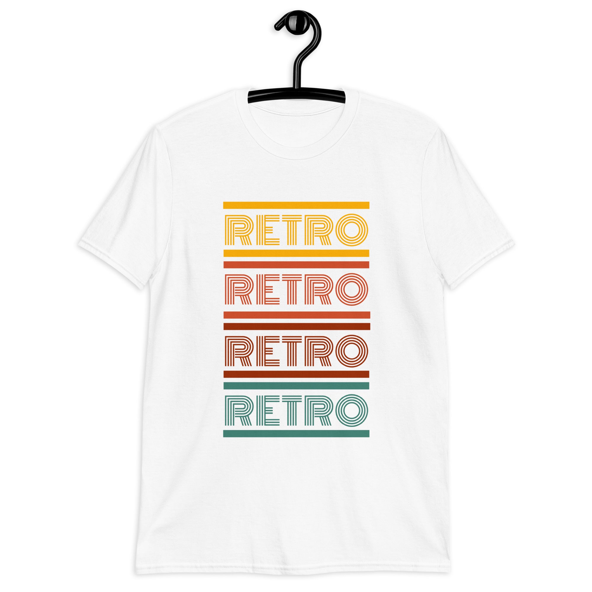 Retro - Short-Sleeve Unisex T-Shirt Unisex T-shirt Globally Fulfilled Printed Worldwide Retro