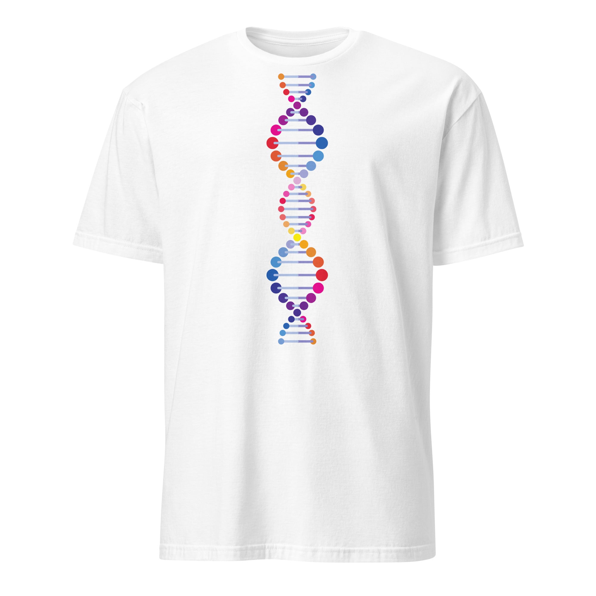 DNA - Short-Sleeve Unisex T-Shirt White Unisex T-shirt Globally Fulfilled Printed Worldwide Science