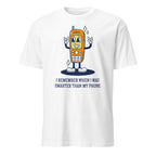 I Remember When I Was Smarter Than My Phone - Short-Sleeve Unisex T-Shirt White Unisex T-shirt Globally Fulfilled Printed Worldwide Retro Tech