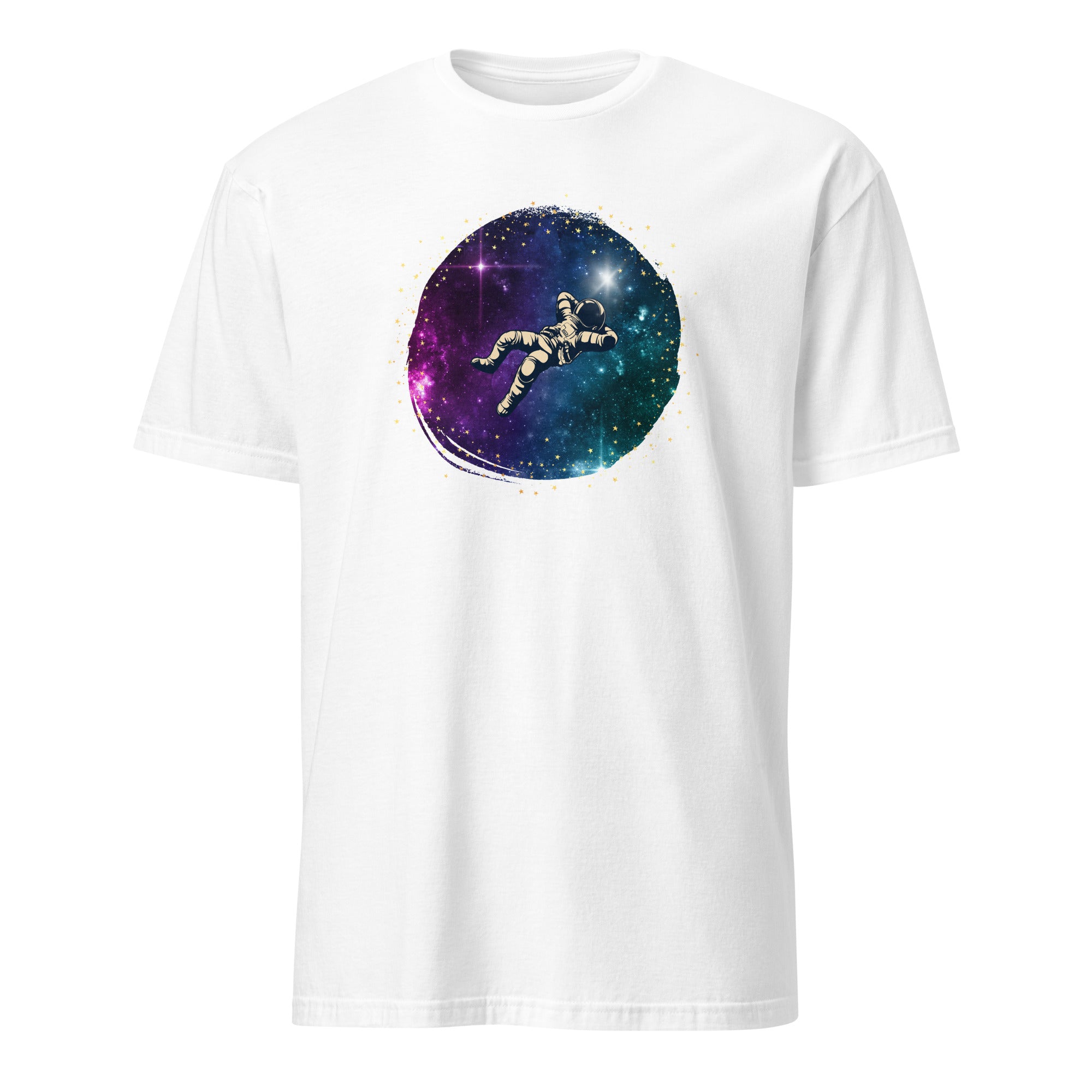 Spaceman - Short-Sleeve Unisex T-Shirt White Unisex T-shirt Globally Fulfilled Printed Worldwide Space
