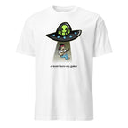 Guitarist Alien Abduction - Short-Sleeve Unisex T-Shirt White Unisex T-shirt Globally Fulfilled Music Printed Worldwide Sci Fi