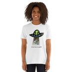 Guitarist Alien Abduction - Short-Sleeve Unisex T-Shirt Unisex T-shirt Globally Fulfilled Music Printed Worldwide Sci Fi