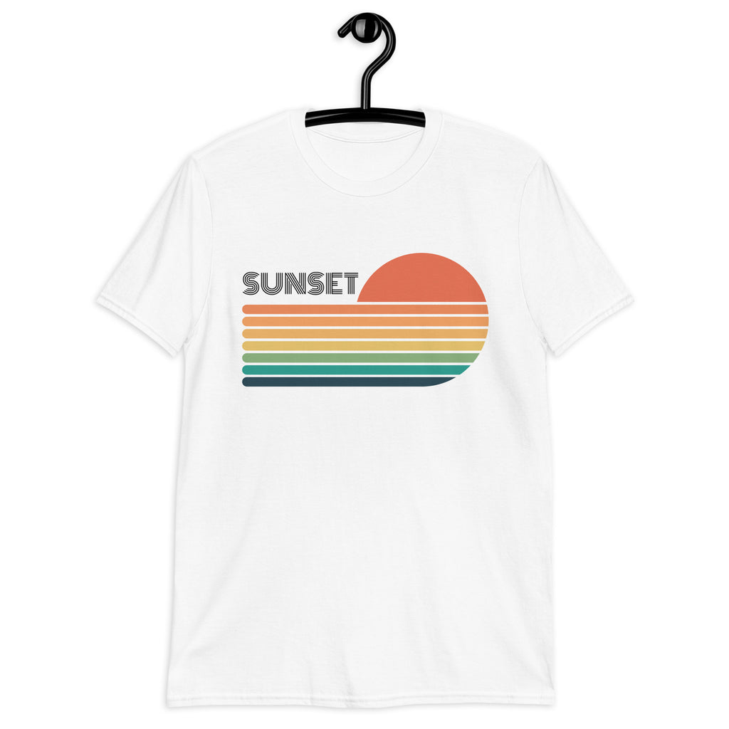 Sunset - Short-Sleeve Unisex T-Shirt Unisex T-shirt Globally Fulfilled Printed Worldwide Summer