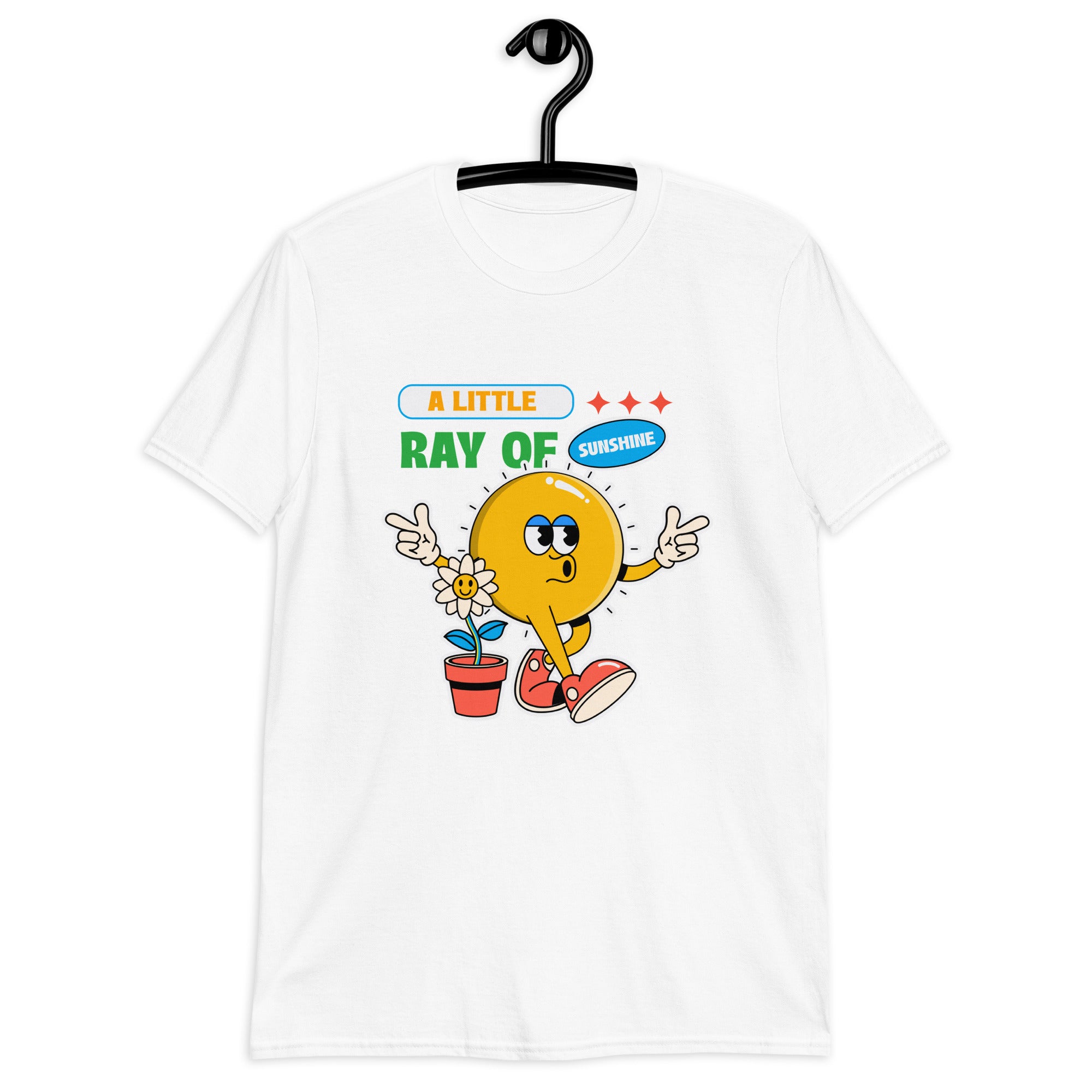 A Little Ray Of Sunshine - Short-Sleeve Unisex T-Shirt Unisex T-shirt Globally Fulfilled Positivity Printed Worldwide Summer