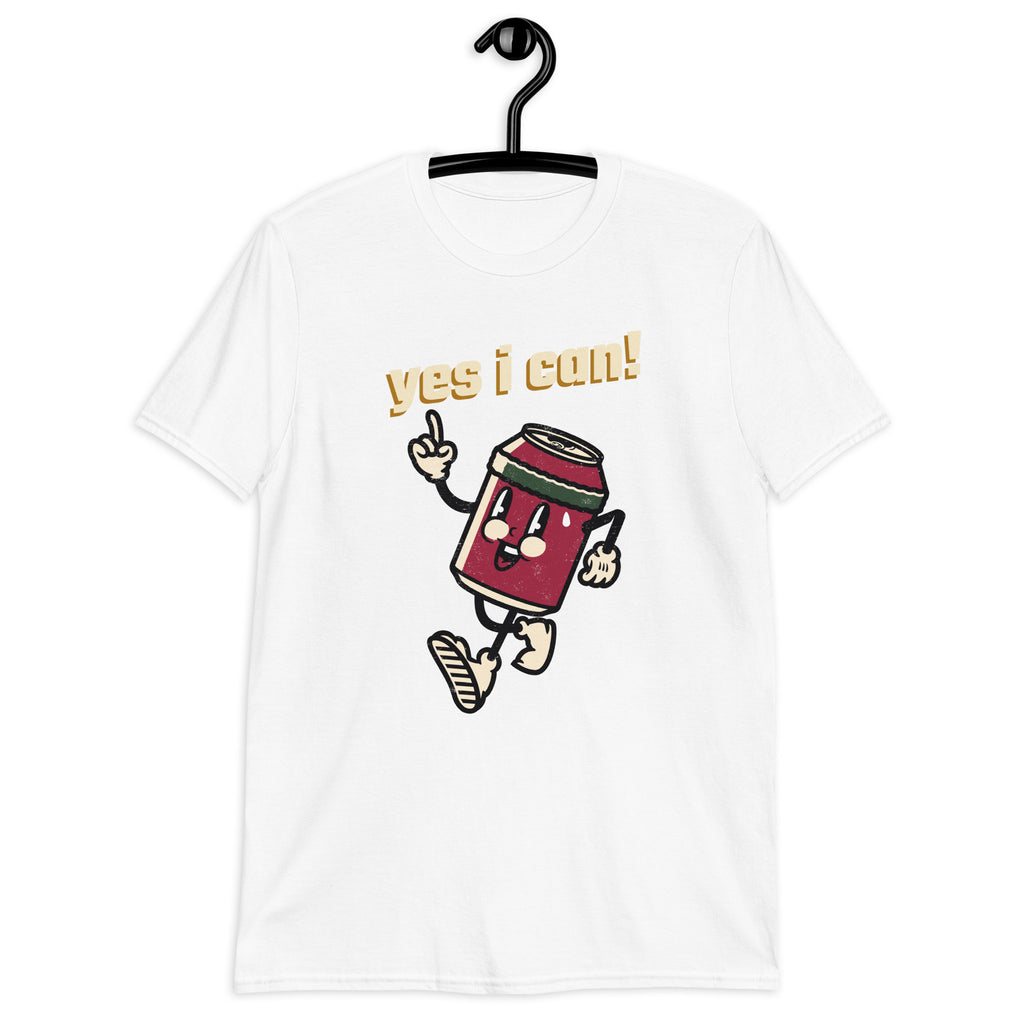Yes I Can - Short-Sleeve Unisex T-Shirt Unisex T-shirt Food Globally Fulfilled Printed Worldwide Retro