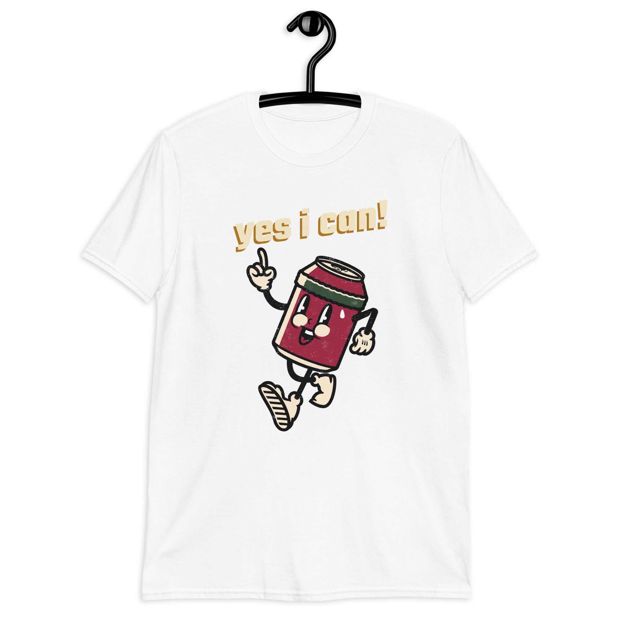 Yes I Can - Short-Sleeve Unisex T-Shirt Unisex T-shirt Food Globally Fulfilled Printed Worldwide Retro