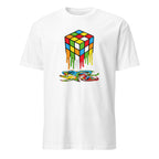 Melting Game Cube - Short-Sleeve Unisex T-Shirt White Unisex T-shirt Games Globally Fulfilled
