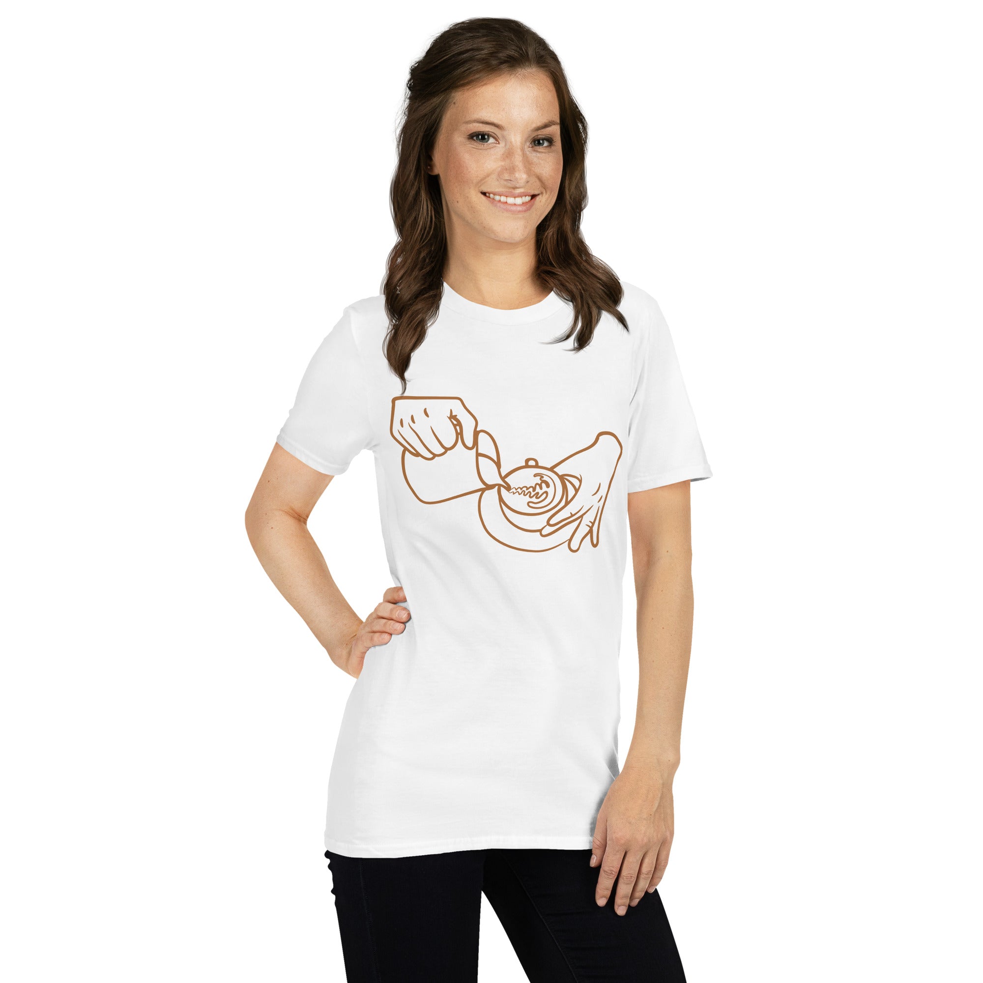 Barista - Short-Sleeve Unisex T-Shirt Unisex T-shirt Coffee Globally Fulfilled Printed Worldwide