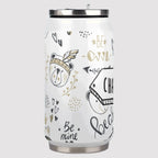 Personalised Bears 300ml Stainless Steel Can Shaped Tumbler With Straw Lid Personalised 300ml Can Shaped Tumbler animal Printed Offshore