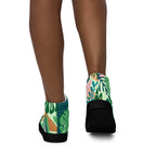 Tropical - Women’s high top canvas shoes Womens High Top Shoes Plants