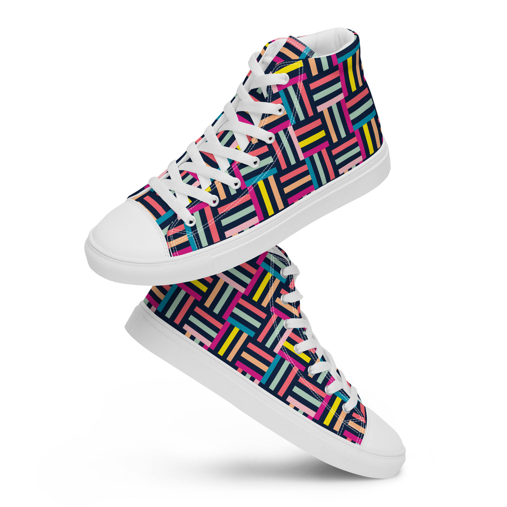 Allsorts - Women’s high top canvas shoes Womens High Top Shoes Printed Offshore