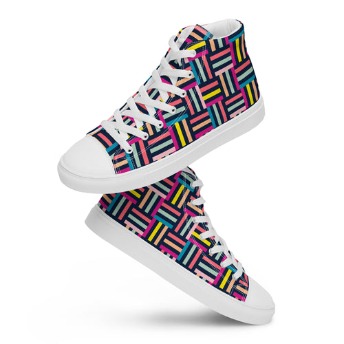 Allsorts Women’s high top canvas shoes Womens High Top Shoes Printed Offshore