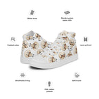 Cute Mushrooms - Women’s high top canvas shoes Womens High Top Shoes Printed Offshore