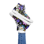 Butterfly Flowers - Women’s high top canvas shoes Womens High Top Shoes Printed Offshore