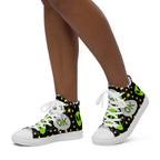 Alien OK - Women’s high top canvas shoes Womens High Top Shoes Printed Offshore Sci Fi