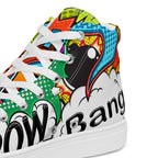 Comic Book 2 - Women’s high top canvas shoes Womens High Top Shoes Printed Offshore