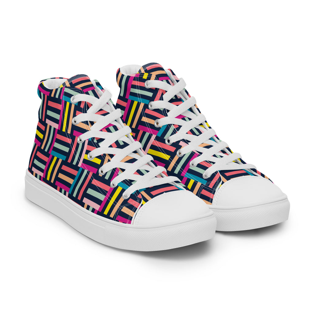 Allsorts - Women’s high top canvas shoes Womens High Top Shoes Printed Offshore