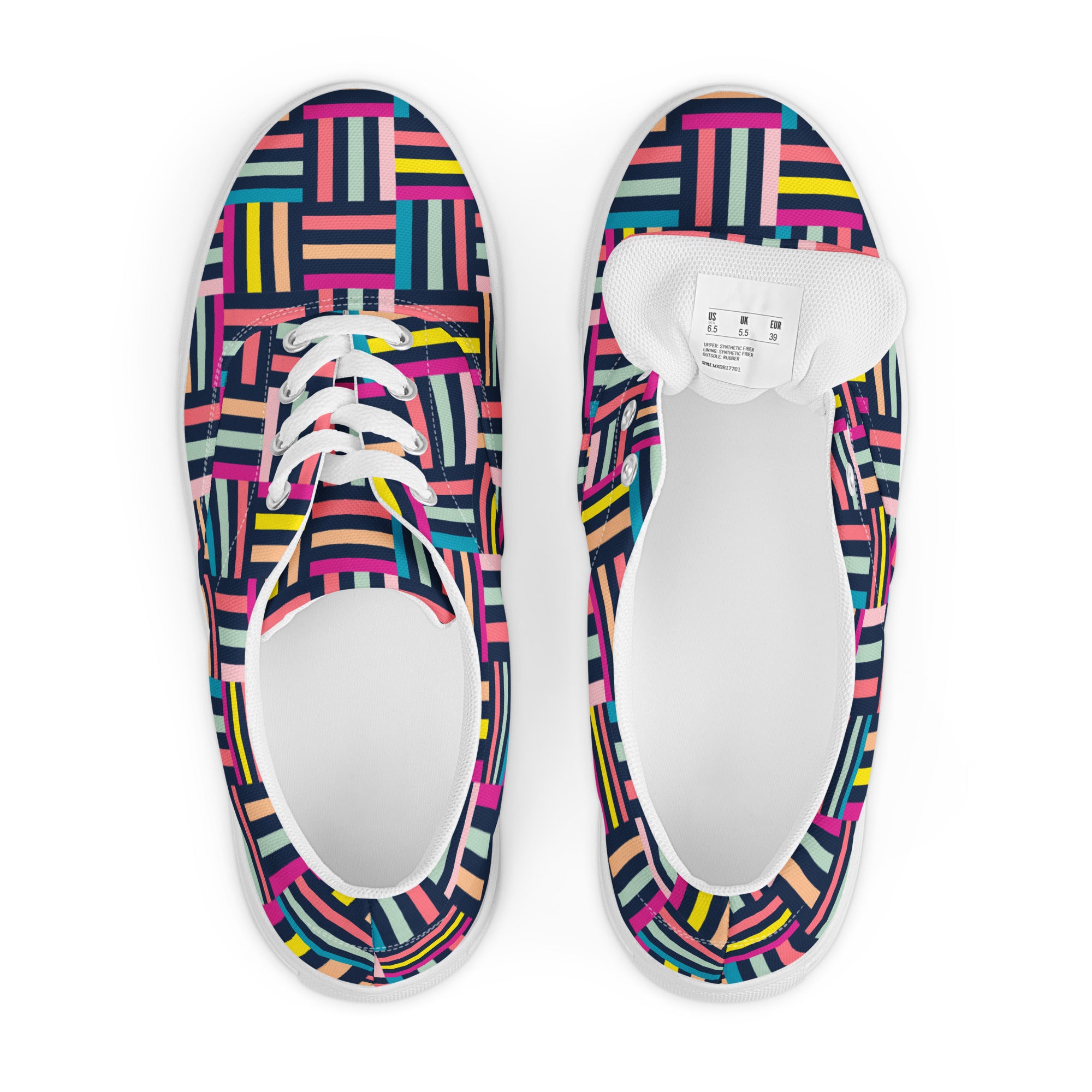 Allsorts - Women’s lace-up canvas shoes Womens Lace Up Canvas Shoes Printed Offshore
