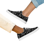 Mathematics - Women’s lace-up canvas shoes Womens Lace Up Canvas Shoes Maths Printed Offshore