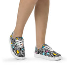 Trippy - Women’s lace-up canvas shoes Womens Lace Up Canvas Shoes Printed Offshore