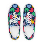 Hungry Circles - Women’s lace-up canvas shoes Womens Lace Up Canvas Shoes Printed Offshore
