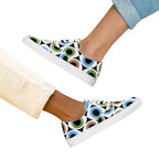 Eye See - Women’s lace-up canvas shoes Womens Lace Up Canvas Shoes Printed Offshore