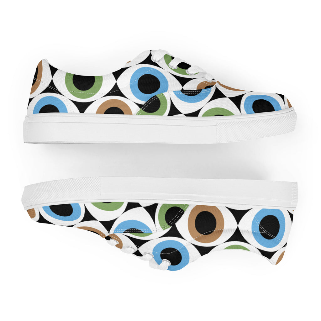 Eye See - Women’s lace-up canvas shoes Womens Lace Up Canvas Shoes Printed Offshore