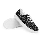 Mathematics - Women’s lace-up canvas shoes Womens Lace Up Canvas Shoes Maths Printed Offshore