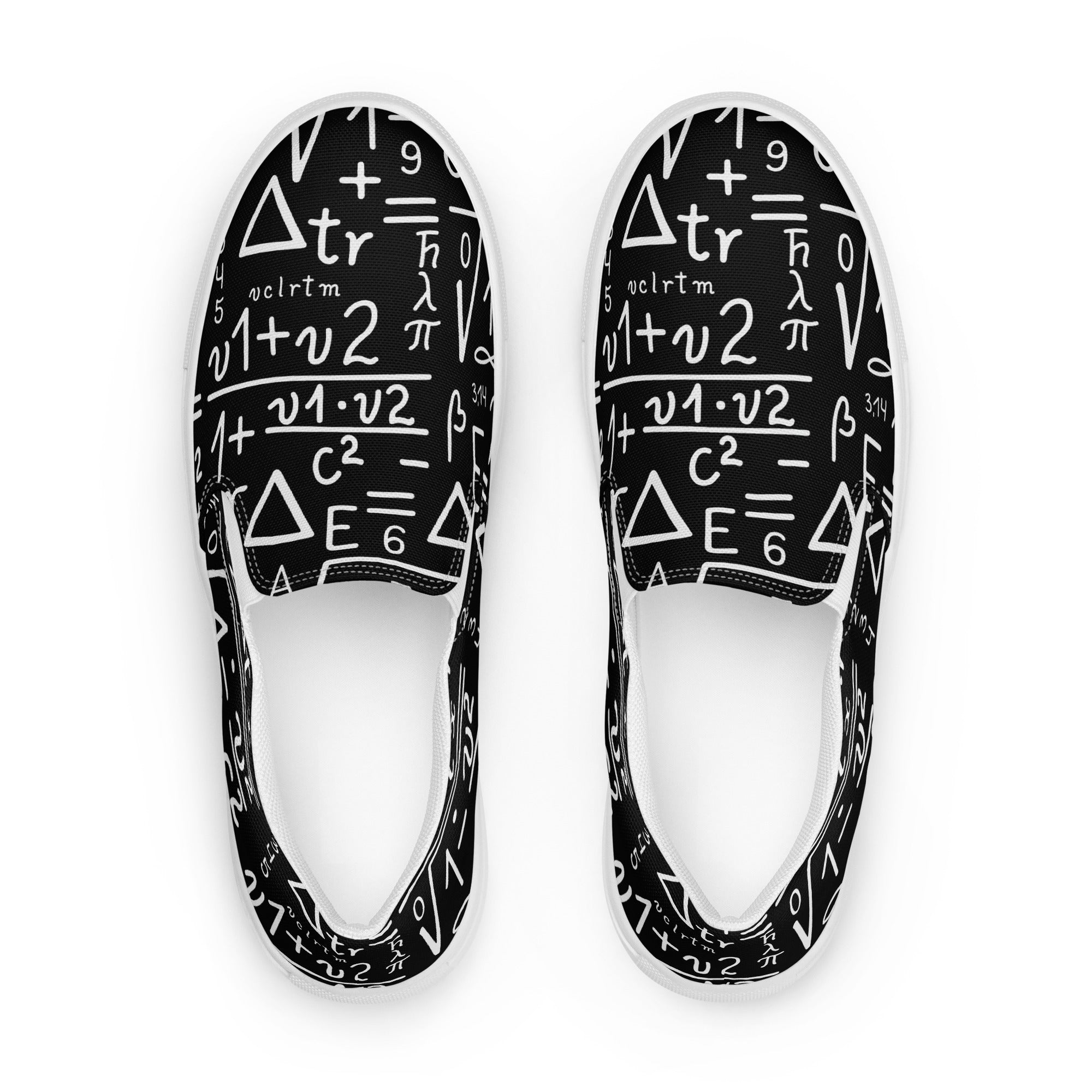 Mathematics - Women’s slip-on canvas shoes Womens Slip On Shoes Maths Printed Offshore