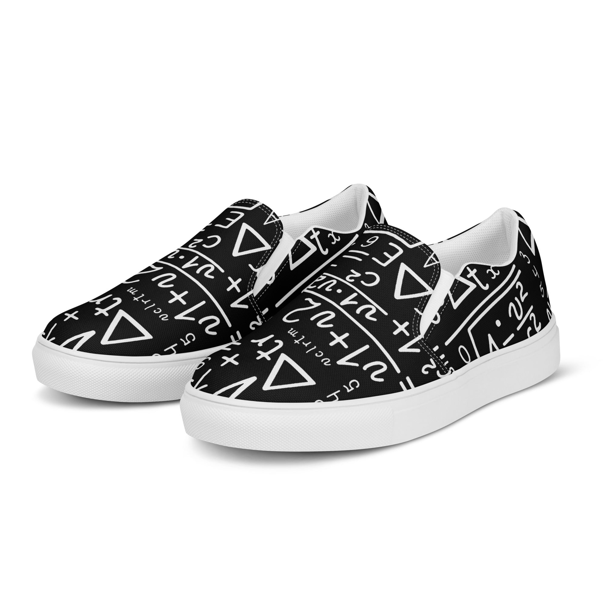Mathematics - Women’s slip-on canvas shoes Womens Slip On Shoes Maths Printed Offshore