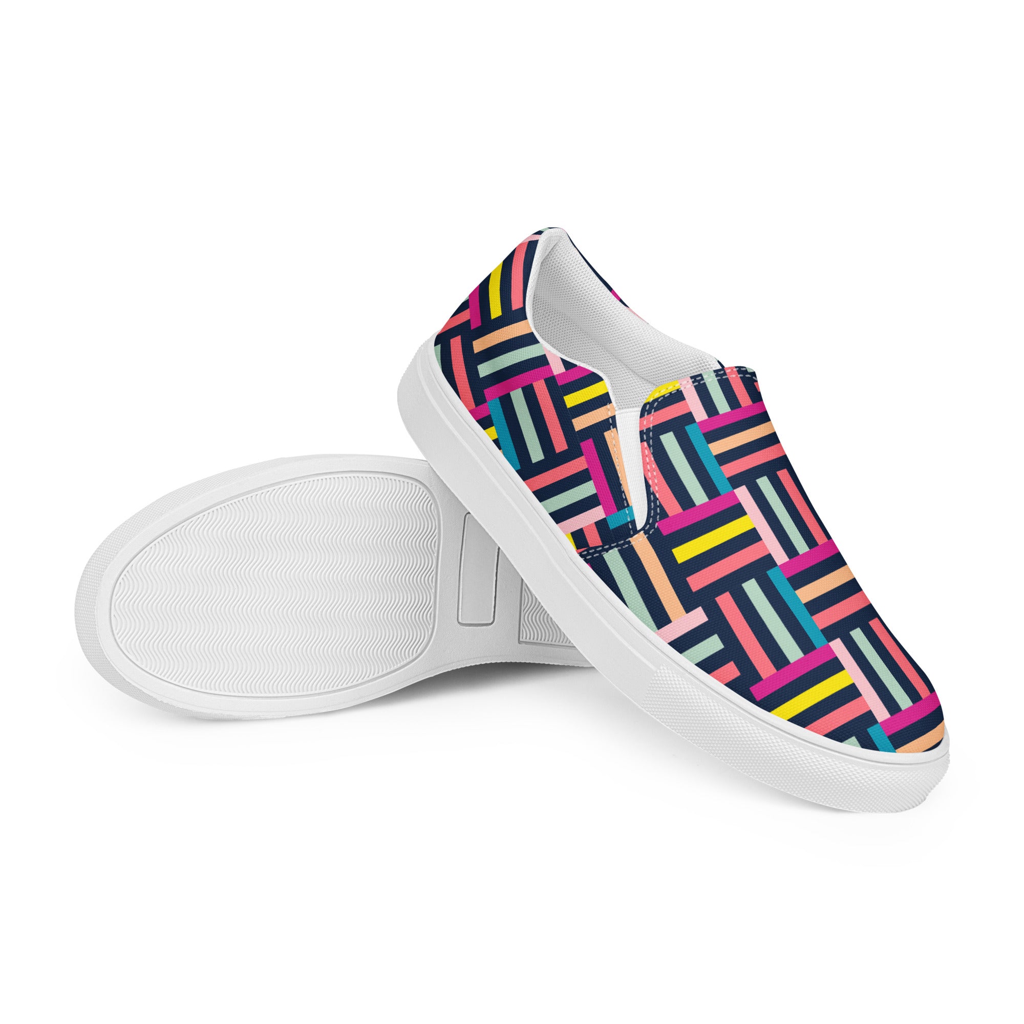 Allsorts - Women’s slip-on canvas shoes Womens Slip On Shoes Printed Offshore