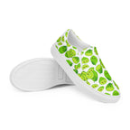 Cute Limes - Women’s slip-on canvas shoes Womens Slip On Shoes food Printed Offshore