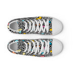 Trippy - Men’s high top canvas shoes Mens High Top Shoes Outside Australia Printed Offshore