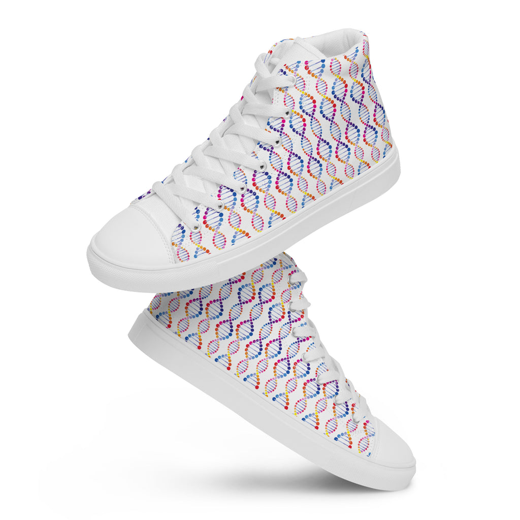 DNA - Men’s high top canvas shoes Mens High Top Shoes Outside Australia Printed Offshore