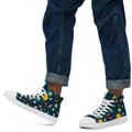 Busy Space Men’s high top canvas shoes 13 Mens High Top Shoes Outside Australia Printed Offshore