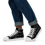 Equations - Men’s high top canvas shoes 13 Mens High Top Shoes Outside Australia Printed Offshore