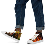 I Need Some Space - Men’s high top canvas shoes 13 Mens High Top Shoes Outside Australia Printed Offshore