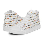 Cat Line - Men’s high top canvas shoes Mens High Top Shoes Outside Australia Printed Offshore