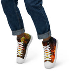 I Need Some Space - Men’s high top canvas shoes Mens High Top Shoes Outside Australia Printed Offshore